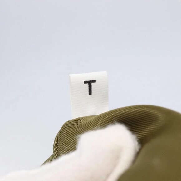 PRADA Tote Bag Nylon Khaki Silver Auth - Picture 8 of 16